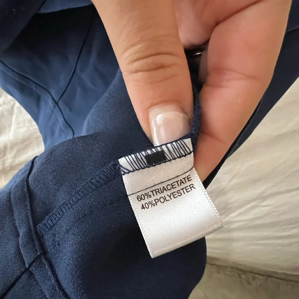 St. John Blue Long Sleeve Top Size Small - Image 4