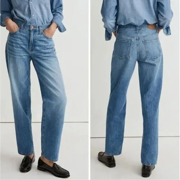 NEW‎ Madewell The Slouchy Boyjean Rosewell Wash, 25 - Image 2