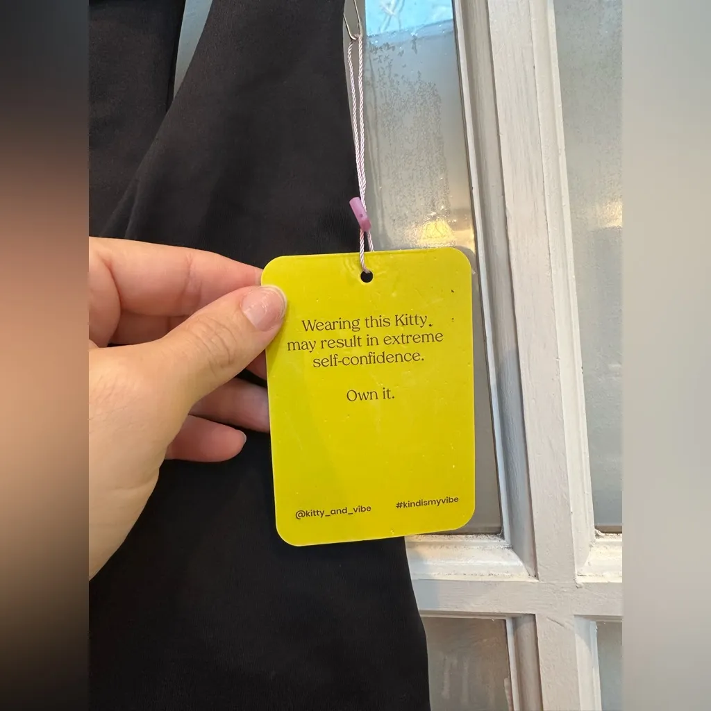 Kitty and Vibe Playsuit Black Cutout Athletic Sporty Romper Plus Size 1X NWT - Image 10