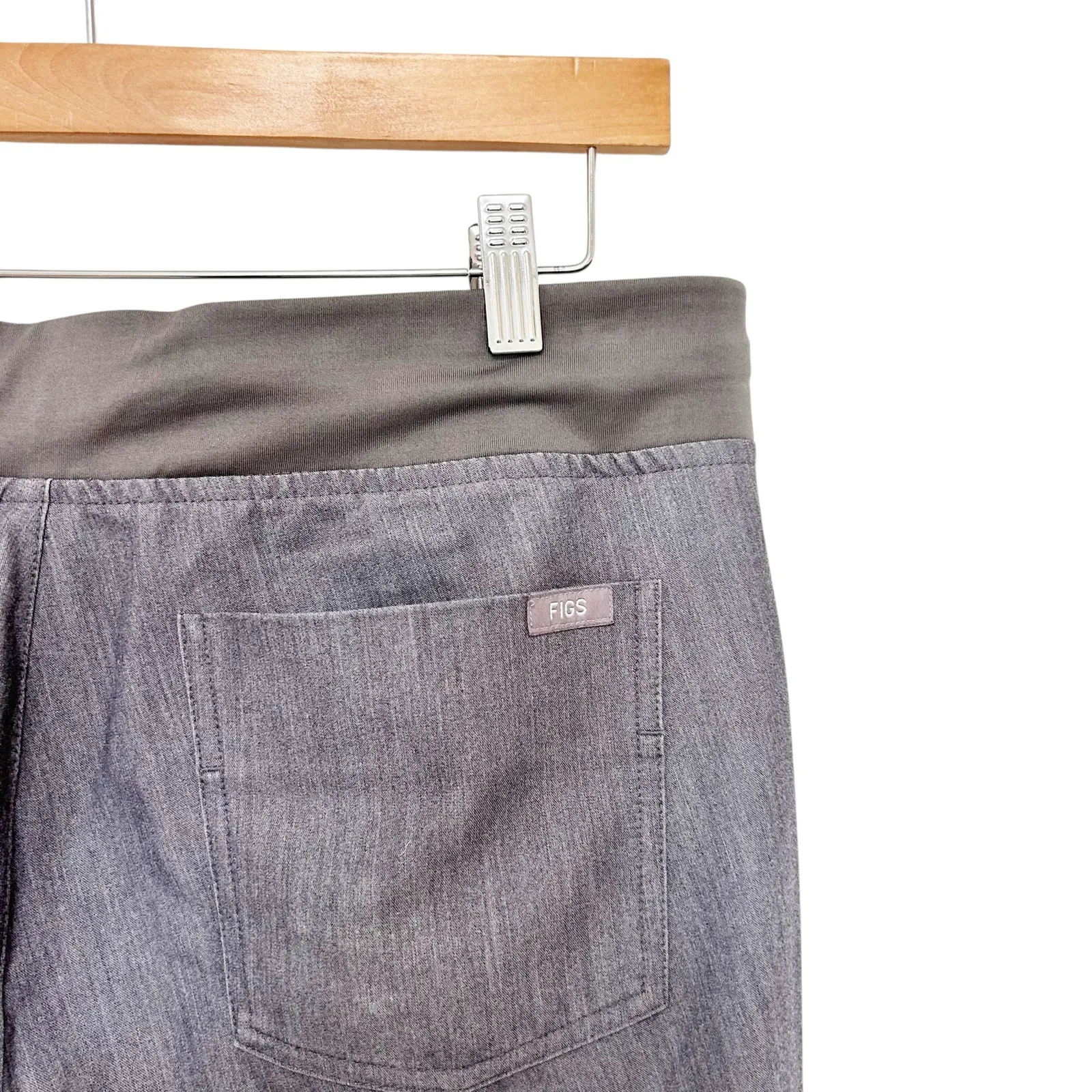 Figs Gray Zamora Jogger Scrub Pants Sz M - Image 7