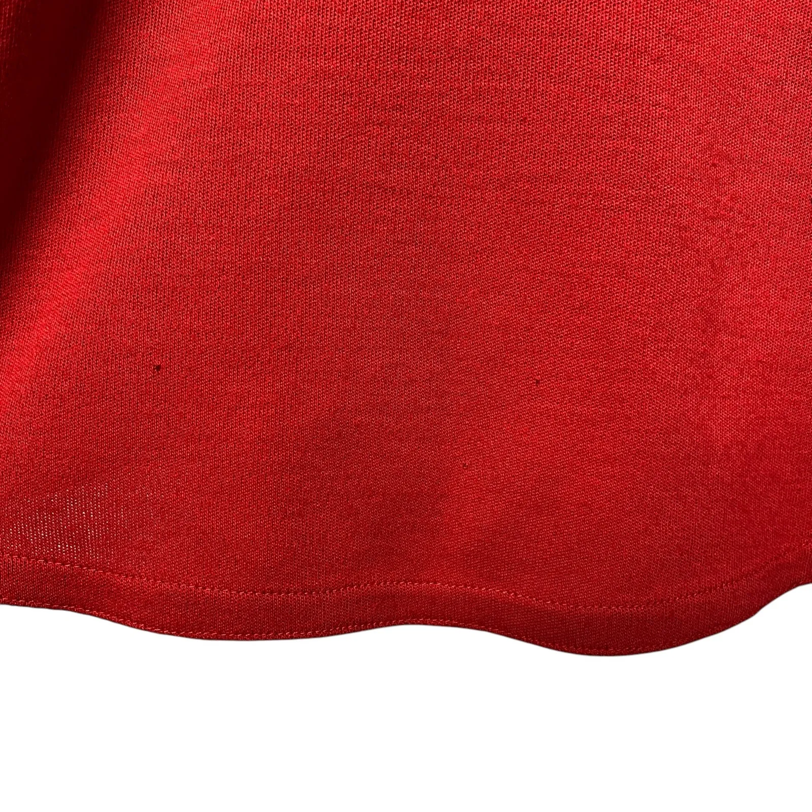 Vintage Tom and Linda‎ Platt Peplum Dress Medium Sleeveless Red - Image 7