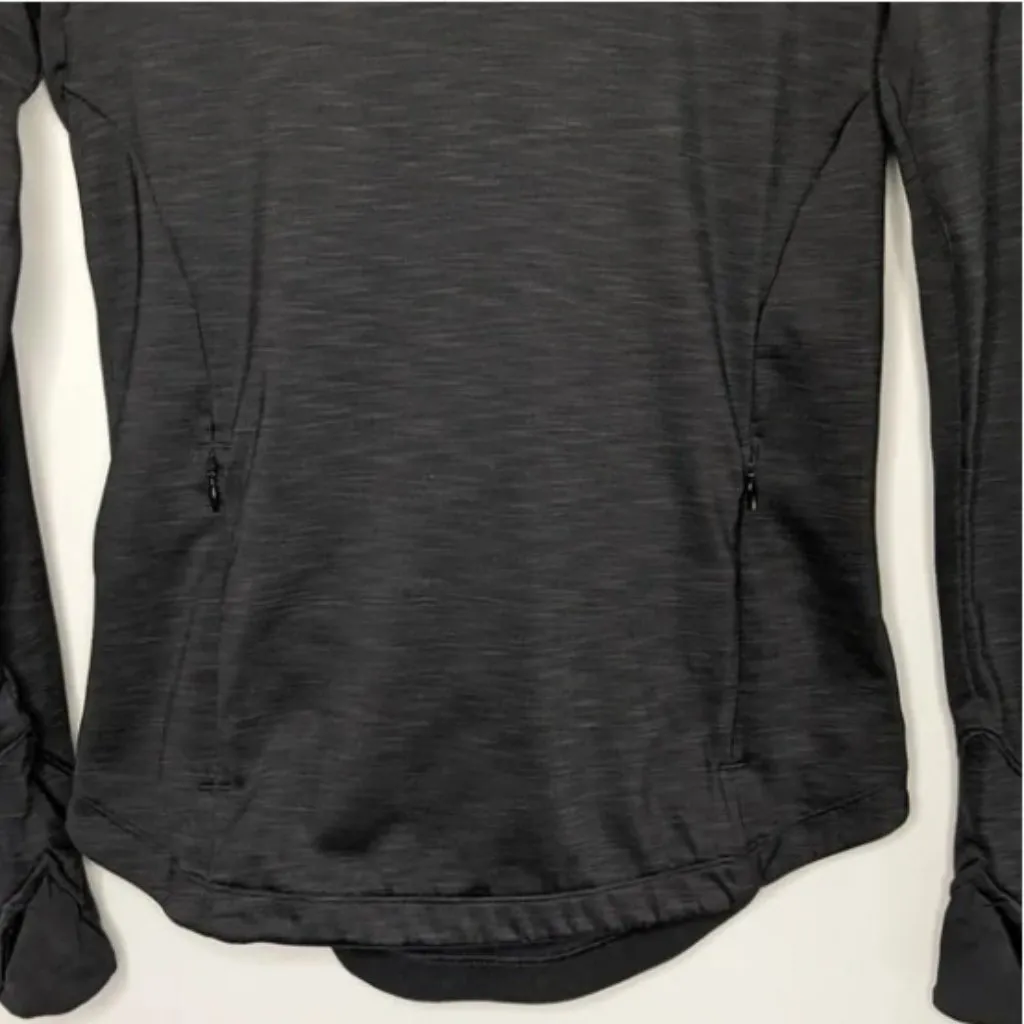 Athleta Boot Camp Hoodie Jacket Criss Cross Back Athletic Athleisure Pocket - Image 3