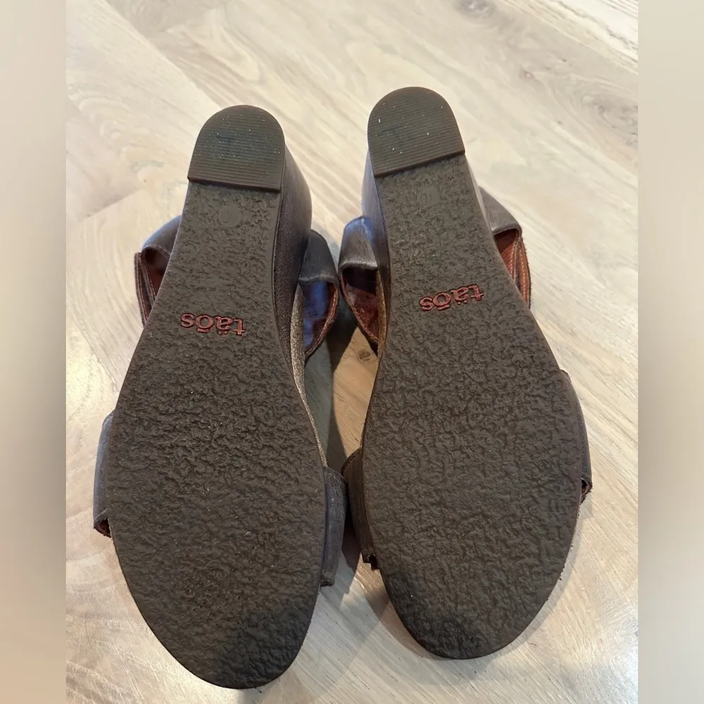 Taos Women's Carousel 2 wedge sandal size 40 Gray - Image 8