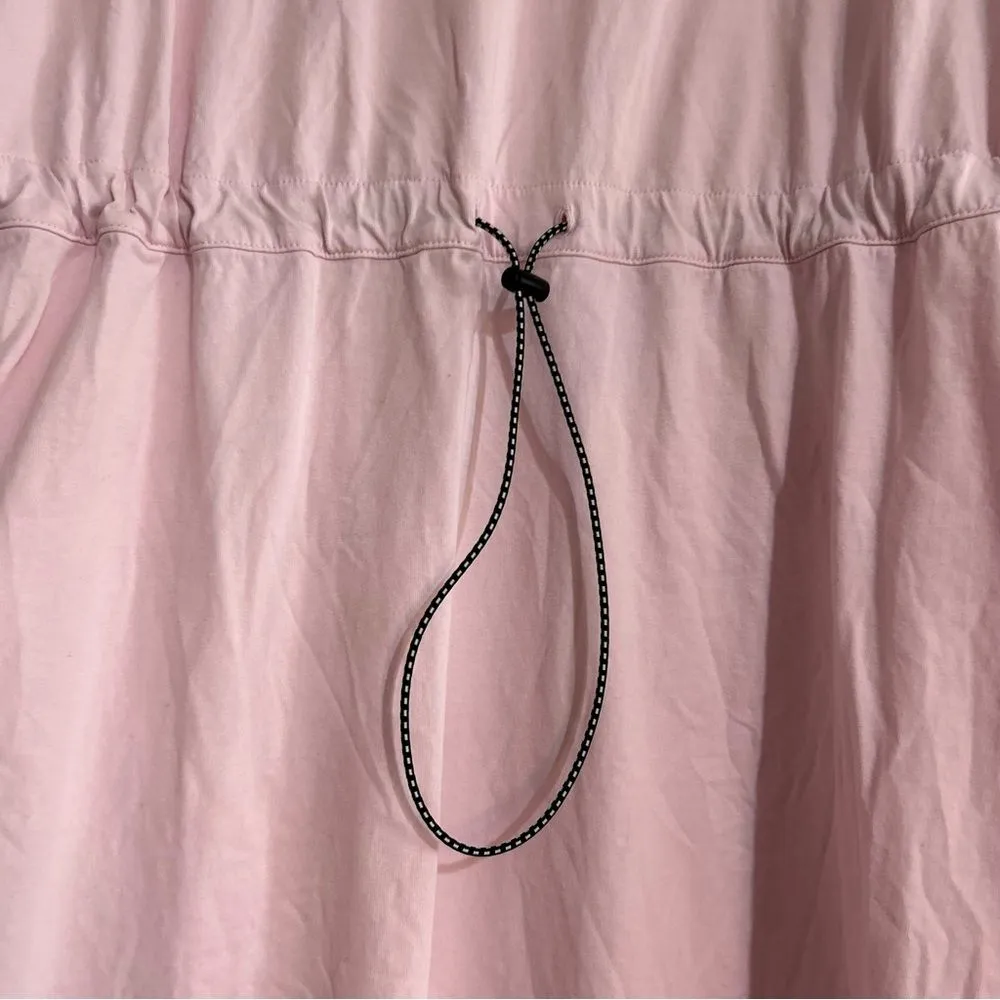 Nike Sportswear Icon Clash Tunic T-Shirt Dress in Pink Plus Size 2x - Image 4