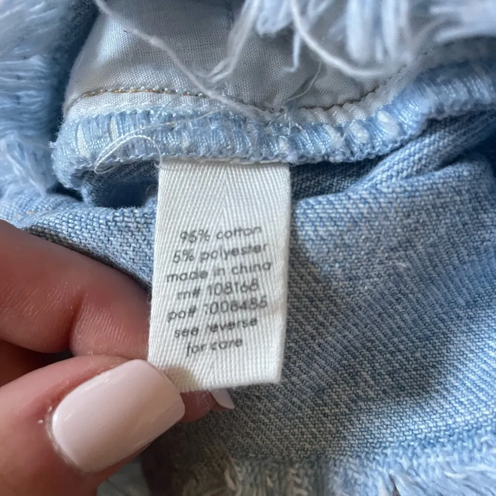 NWT Tilly’s Blue Denim Jean Shorts, Size 24 - Image 15