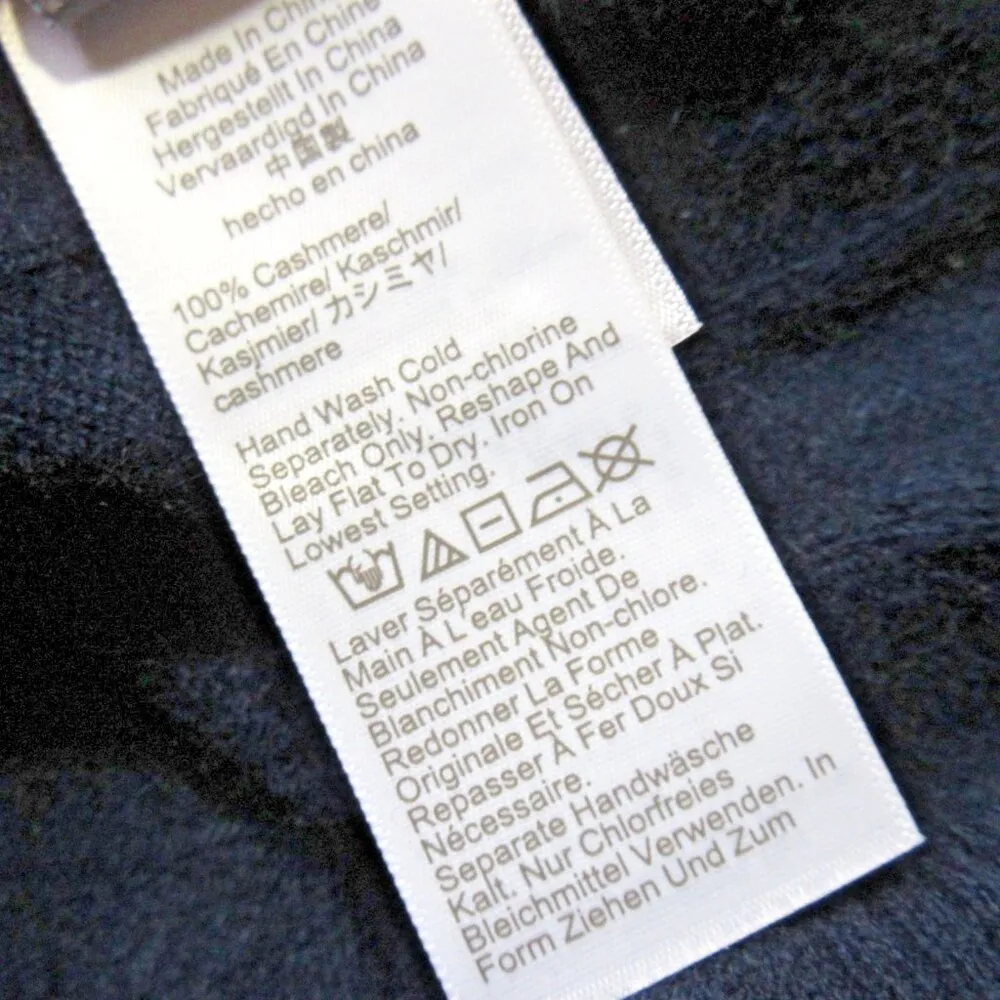 NWT J.Crew Cashmere Cropped Cable-Knit Sweater-Vest in Navy Blue XS - Image 4