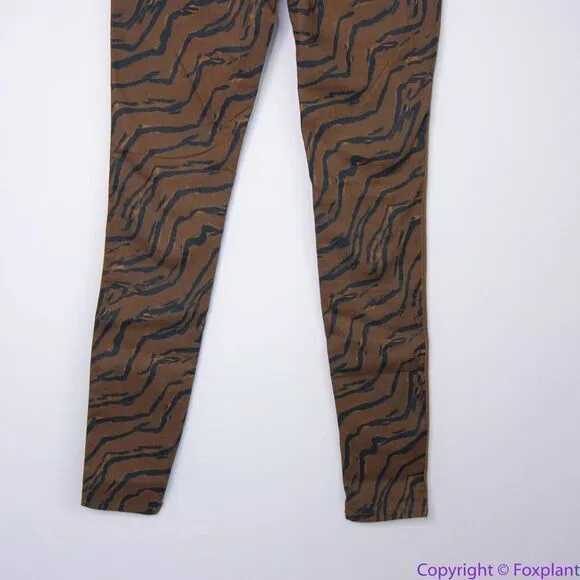 NEW WeWoreWhat Tiger Stripe Piped Stiletto Slit‎ The Icon Jeans, 29 - Image 8