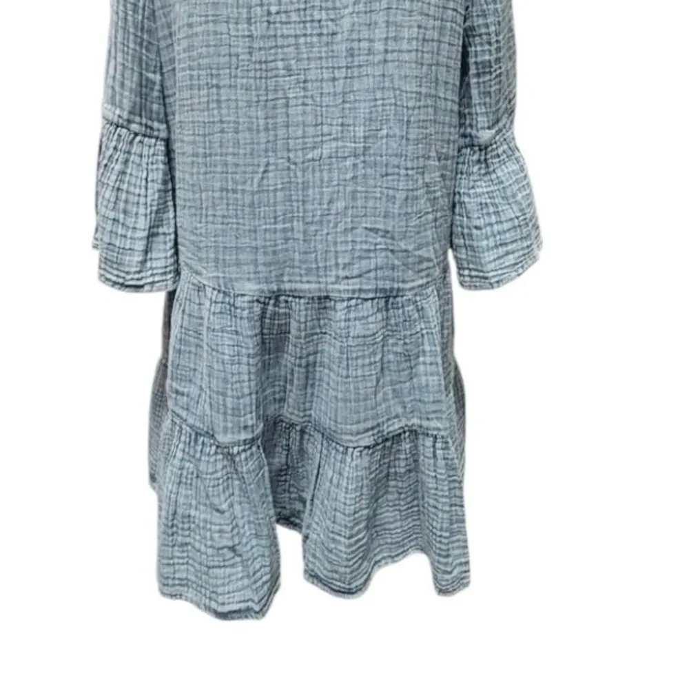 Faherty Dune Cotton Gauze Kasey Midi Dress Size Medium  NEW - Image 11