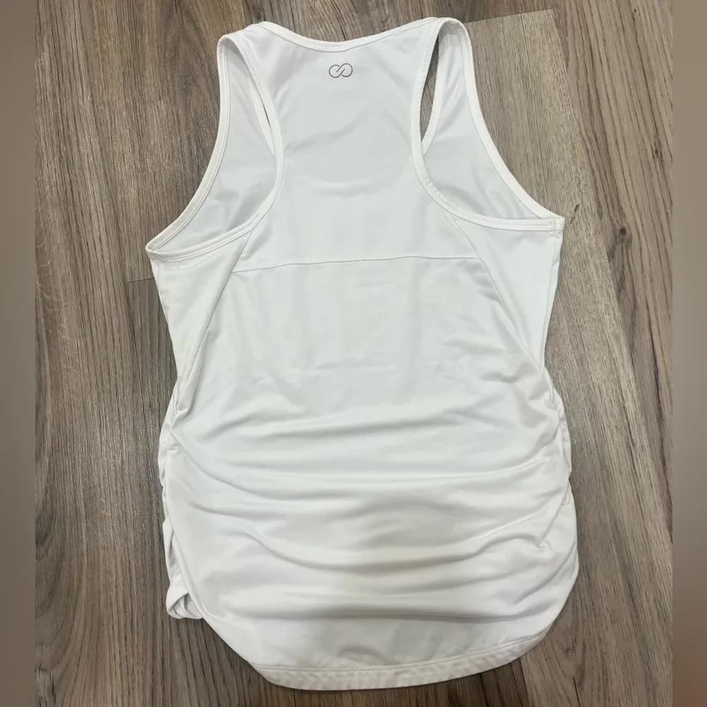 Calia Women’s Size Small. Ruched sides athletic tank. White - Image 4