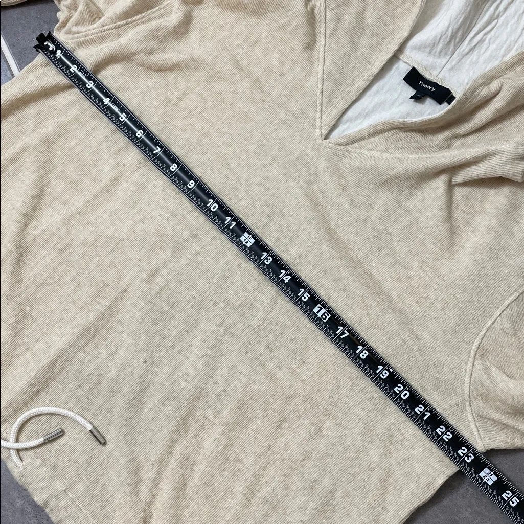 Theory  Drawstring Hoodie size Small - Image 7