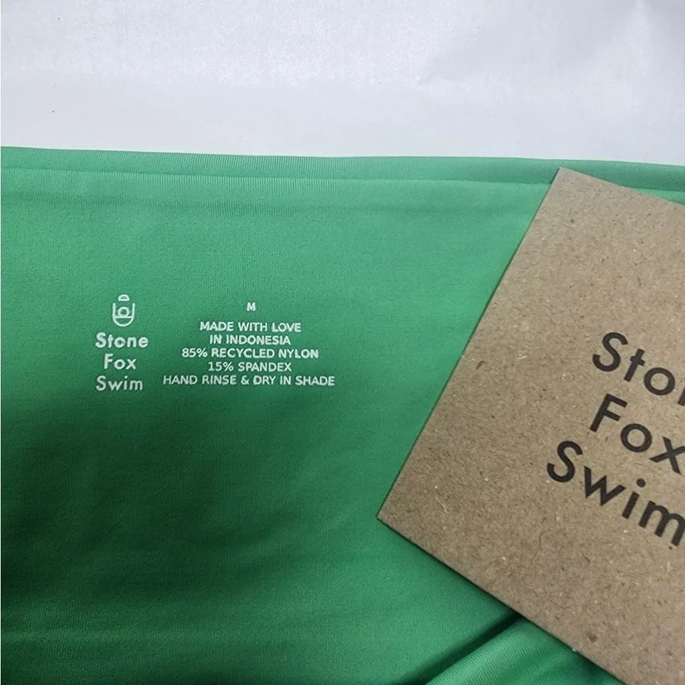 NWT Stone Fox Swim Apple Mint Lele Bikini Top (M) - Image 5