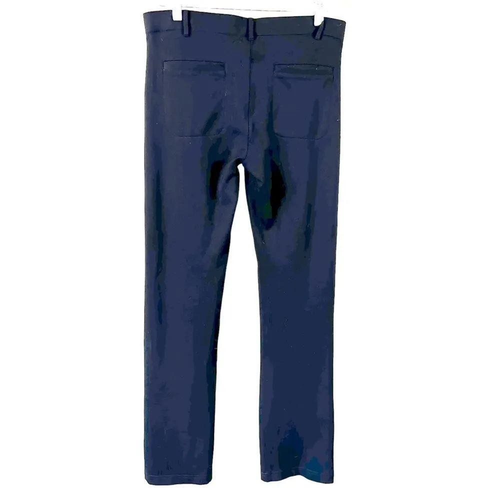 Betabrand black straight leg classic dress pant yoga pants - Image 13