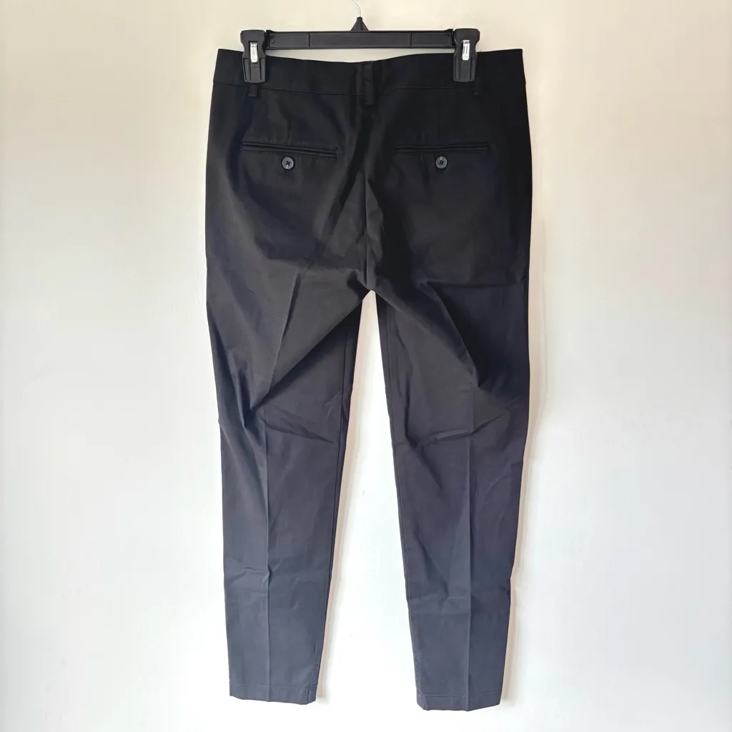 Vince Black Straight Leg Cotton Dress Pant Trouser Slack Business Office Career - Image 6