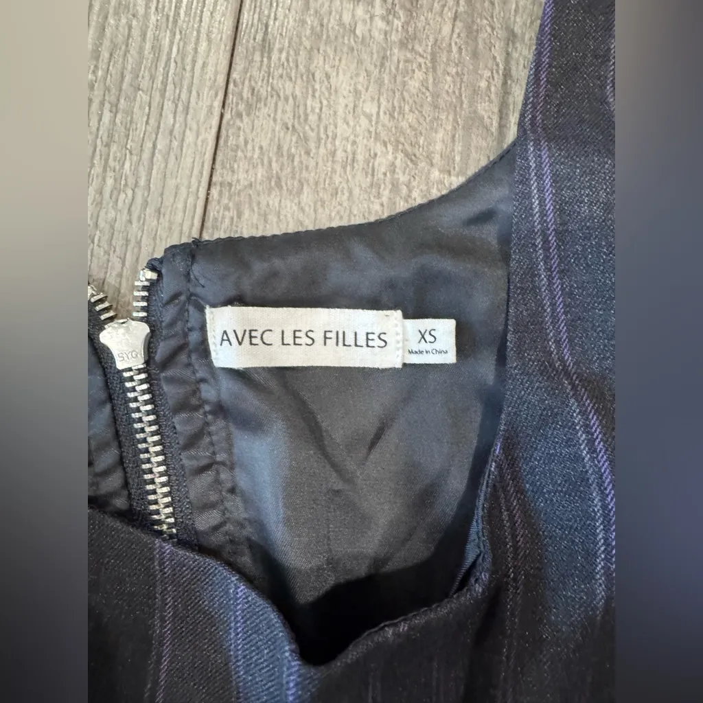 Avec Les Filles Elegant Black and Purple top - Image 6