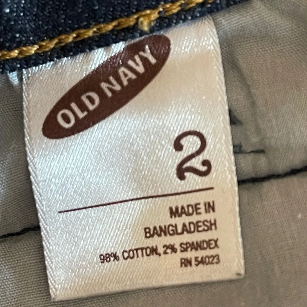 Dark Denim Mini Skirt Zippers Size 2  Stretch Fit Low Rise Cowgirl Punk - Image 11