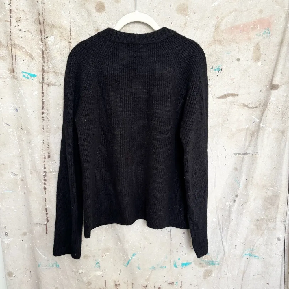 Quince Mongolian Cashmere Fisherman Crewneck Sweater - Image 4