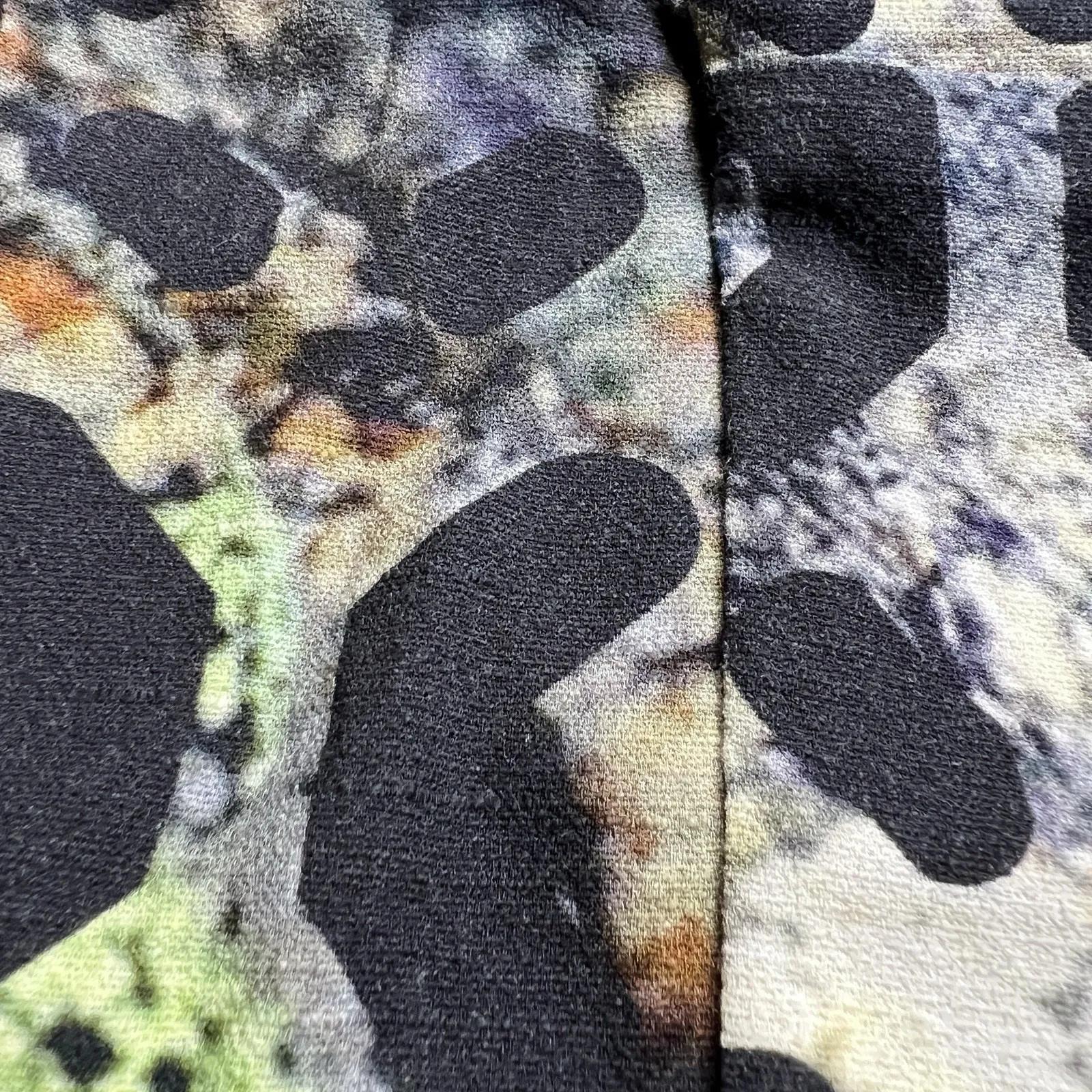 Zero + Maria Cornejo Abstract Print‎ Dress 2 Minimalist Artwear Avant Garde NYC Green - Image 12