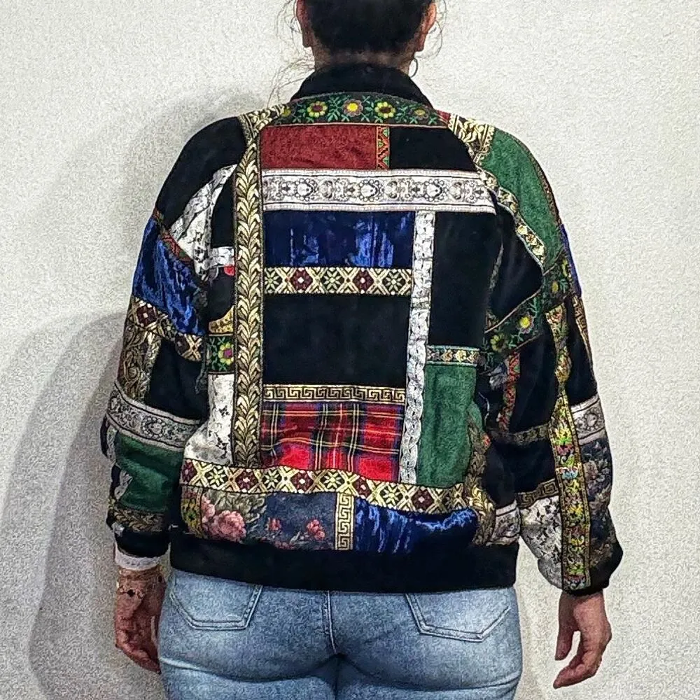 Preston & York Sport Black Quilt Vintage Jacket Sz S - Image 10