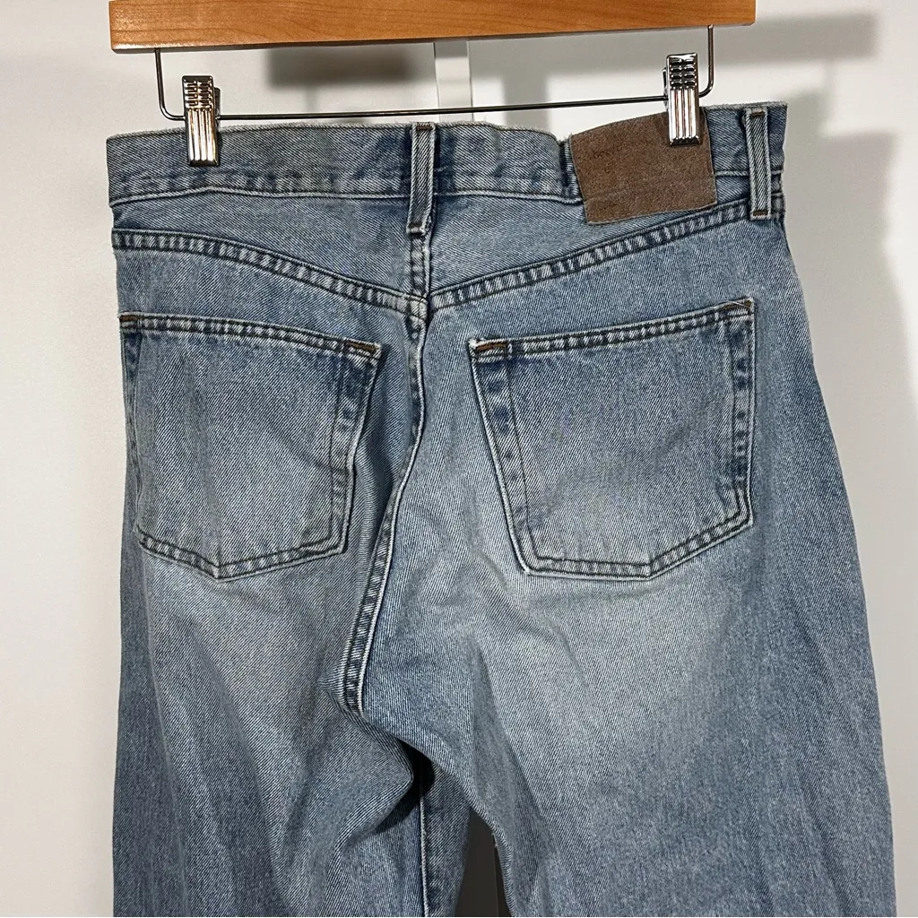 90’s Abercrombie & Fitch USA High Rise Jeans Sz 10  Straight Light Wash Denim - Image 7