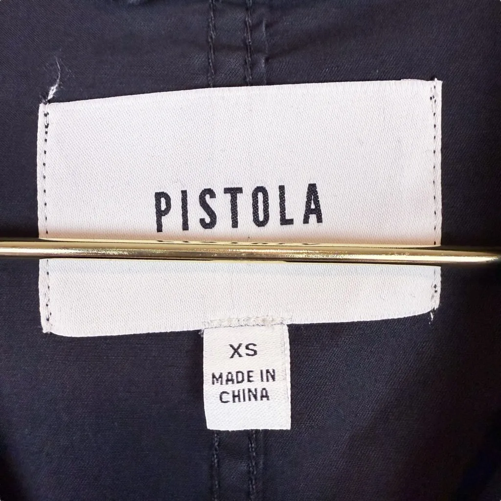 Pistola Olivia Long Sleeve Relaxed Jumpsuit Fade to Black‎ Size XS - Image 11
