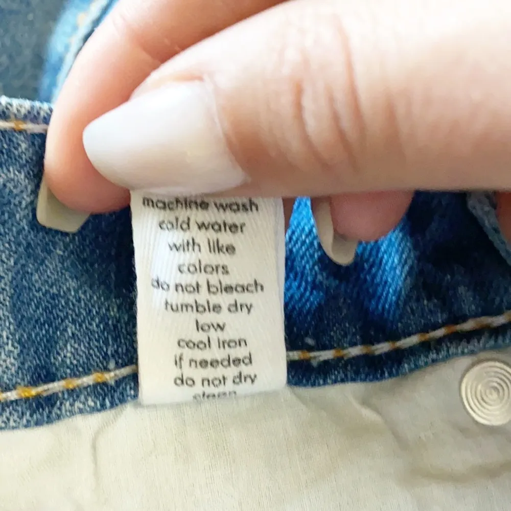 Full Tilt  Denim Raw Hem Juniors Jean Skirt - Image 9