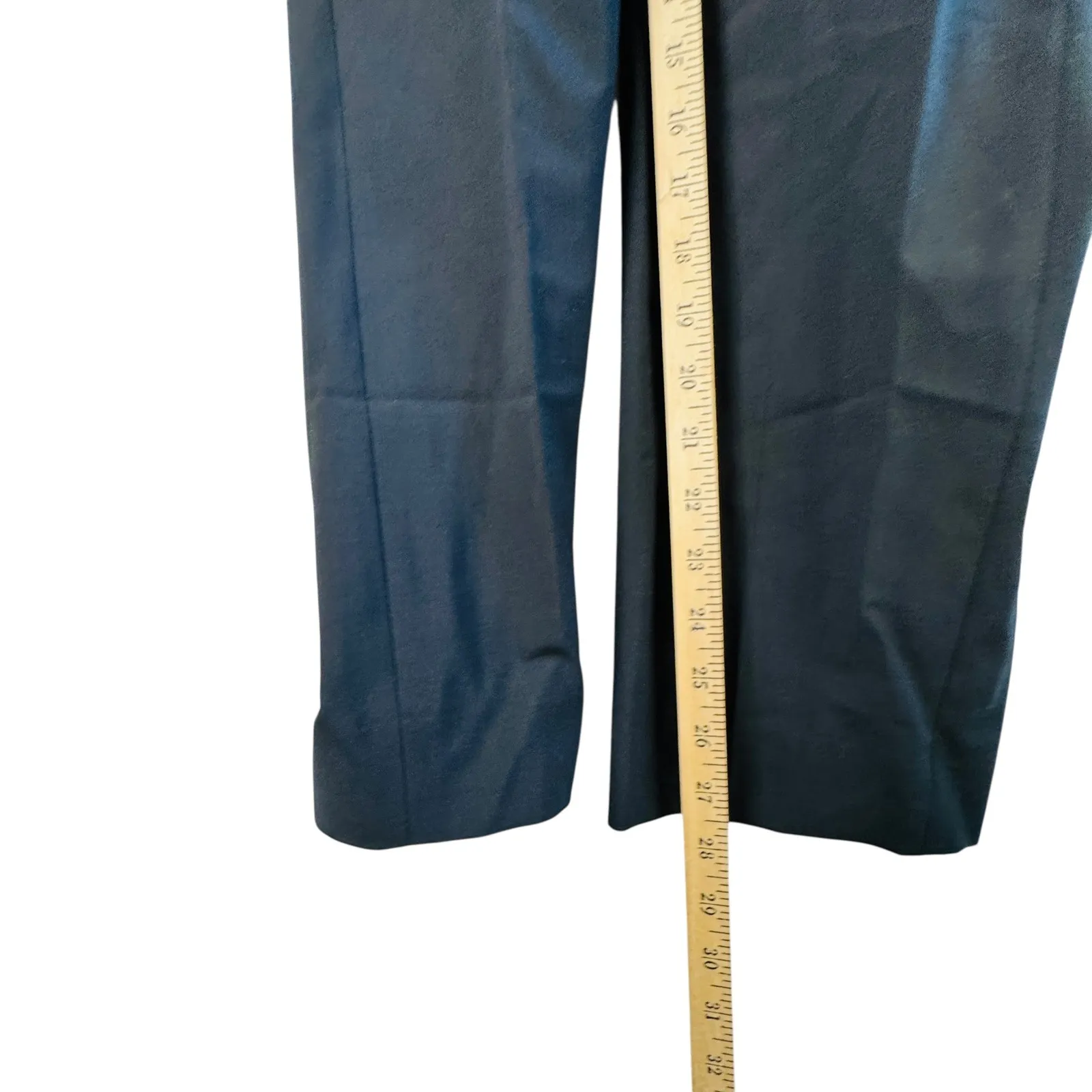 Banana Republic Ryan Italian Wool Dress Pants Black 6P Petite Machine Wash Lined - Image 7