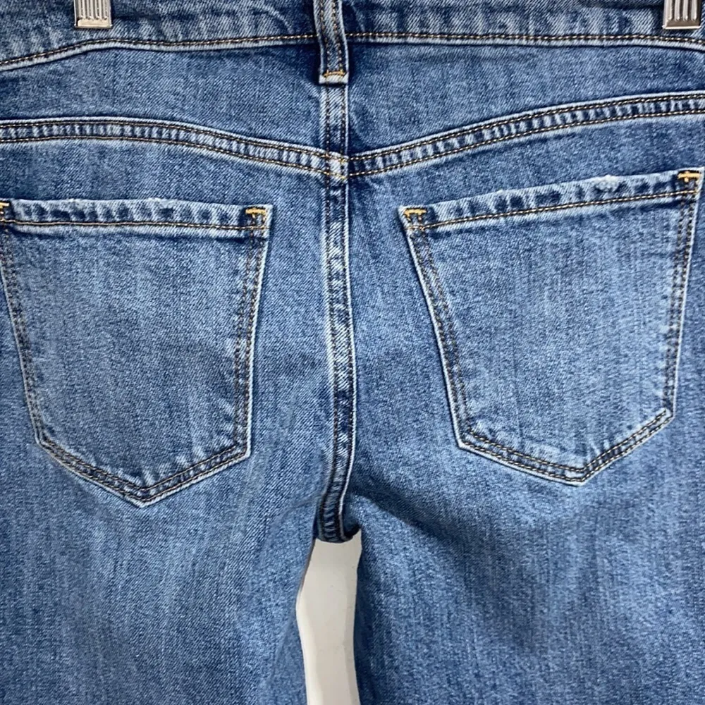 Old Navy jeans boyfriend Adele distressed patchwork tie dye size 0 stretch - Image 7