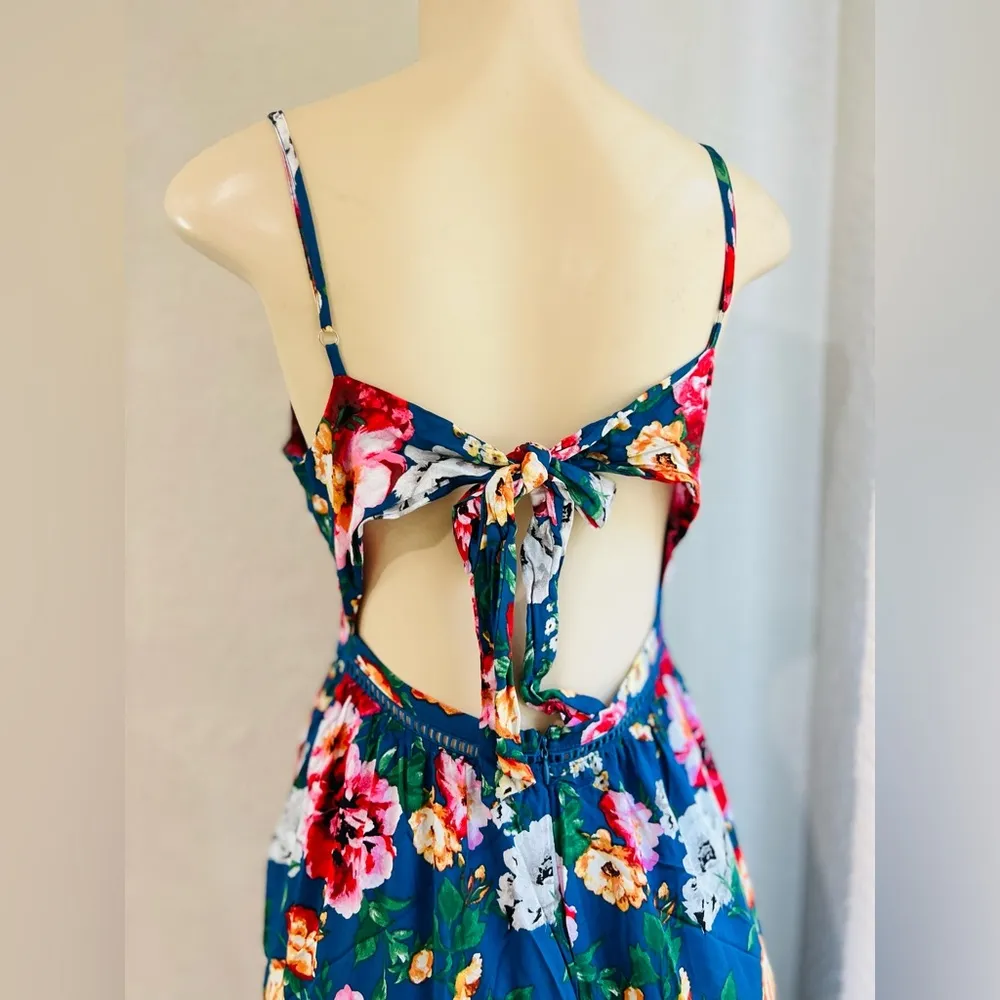 Altar'd State Henleigh Floral Maxi Dress Size N Boho Cottagecore Vacation Summer - Image 6
