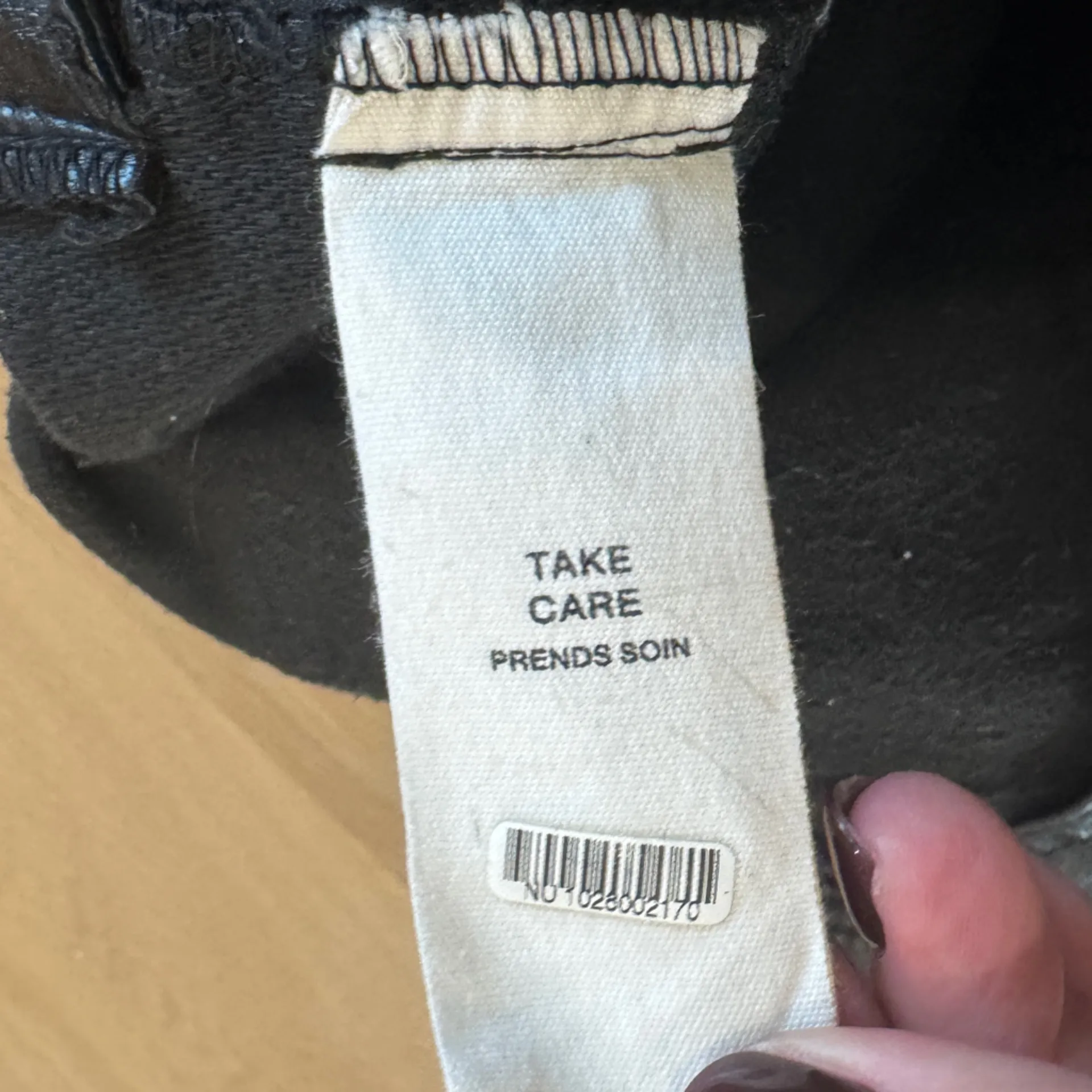 Avec Les Filles Vegan Leather Cargo Overalls black size large - Image 5