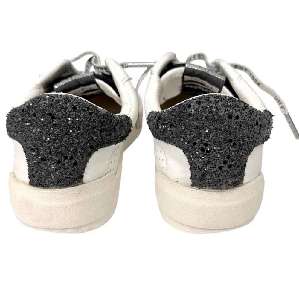 Vintage Havana White Star Black Suede Toe Sequin Heel Rollin 3 Sneakers Size 8.5 - Image 10