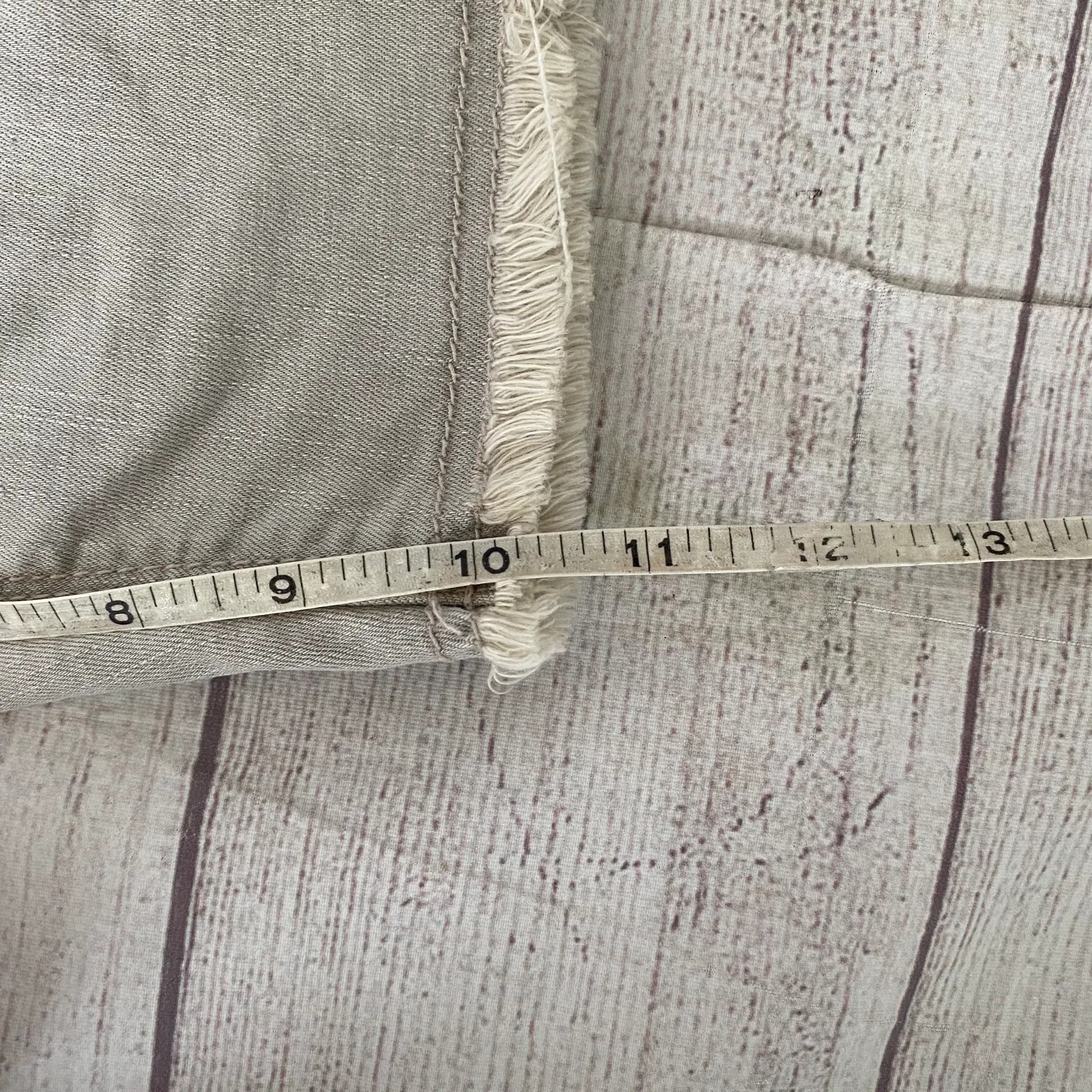 Jeans women 14 jean shorts w/freyed hem grey - Image 7