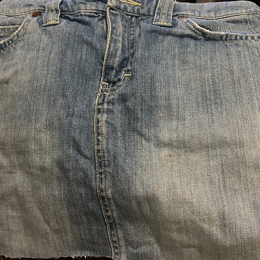 Y2K Tommy Hilfiger Jean denim mini vintage Skirt flap pocket - Image 5