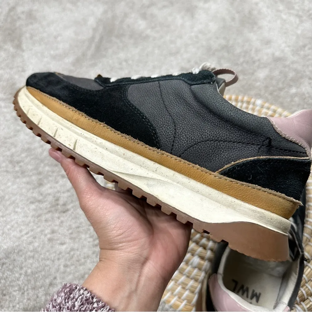 Madewell Women’s Kickoff Trainer Sneakers in Dark Colorblock Nubuck Suede 8.5 - Image 14