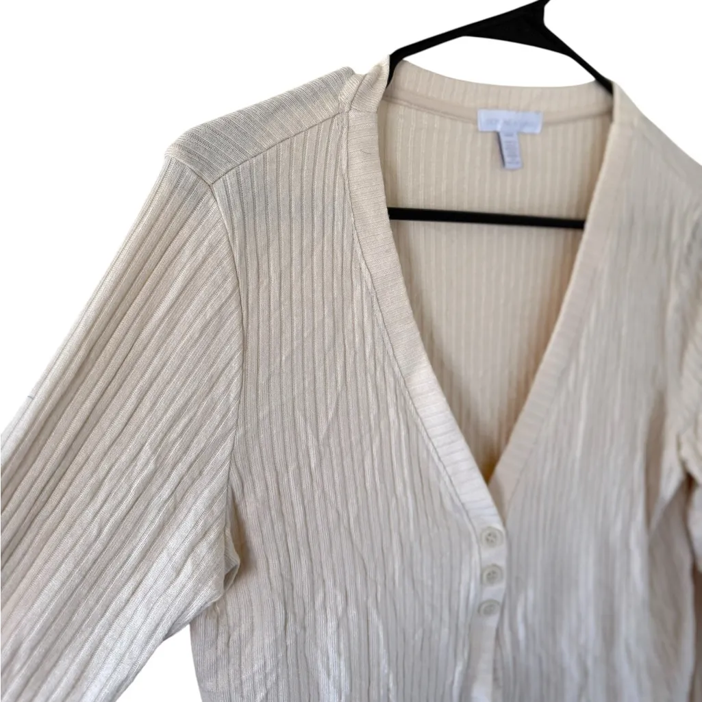 Beyond Yoga Well Traveled Cardigan Sweater Ivory - Image 5