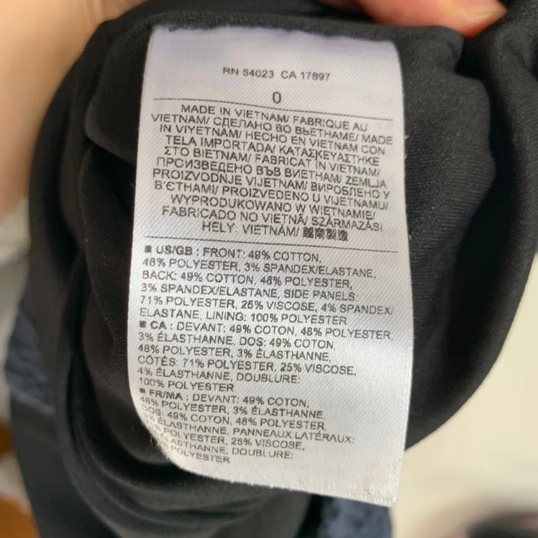 Blue & Black Floral Patterned Bodycon Dress Size 0 - Image 5