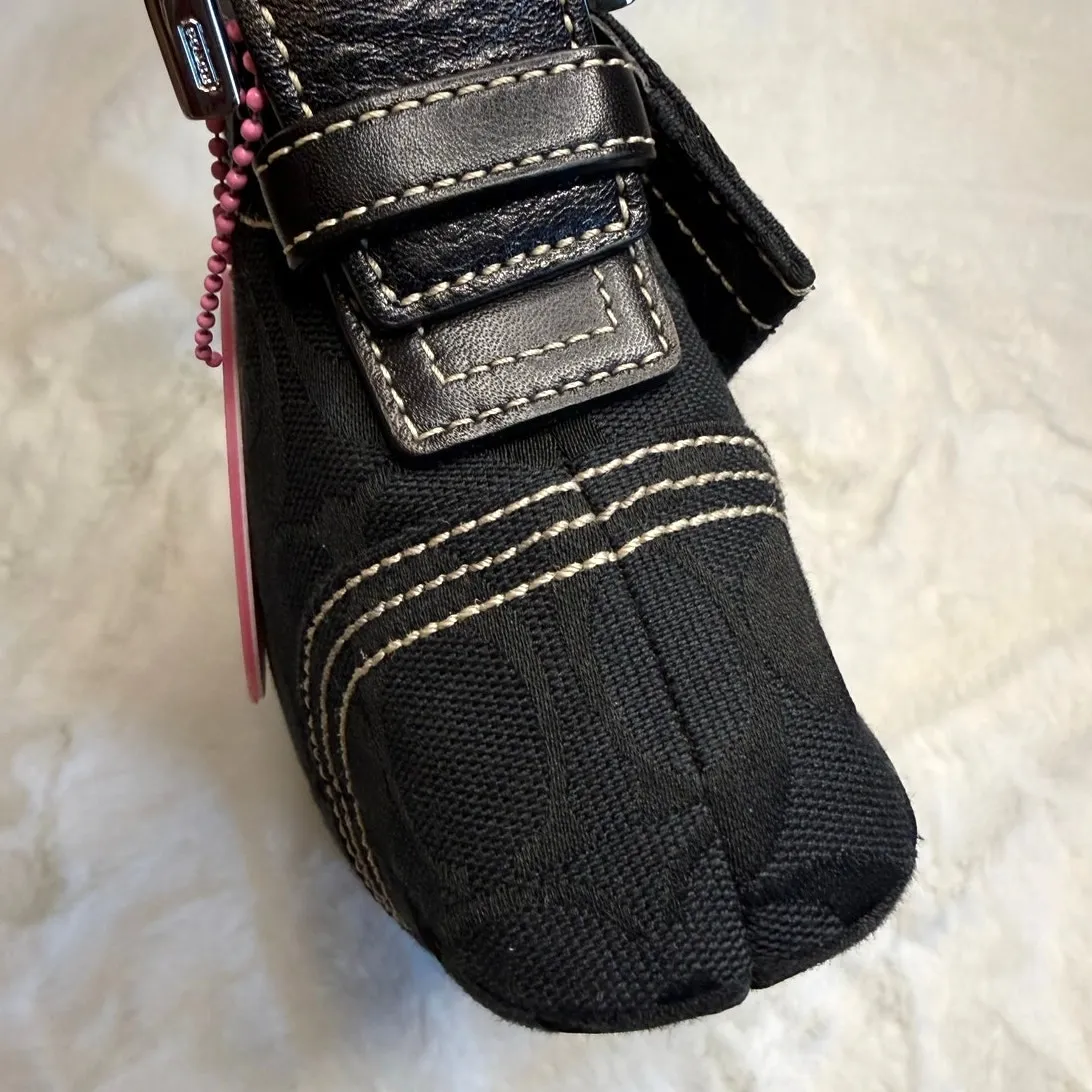 Coach y2k  Vintage Black Soho Demi Flap 6280 Shoulder Bag - Image 5