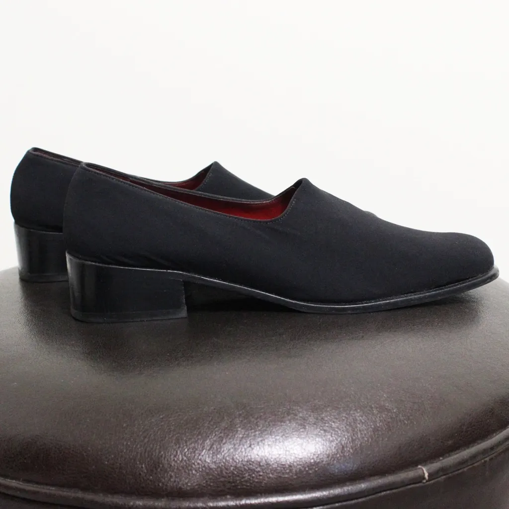 Salvatore Ferragamo Sport Black Nylon Square Toe - Image 4