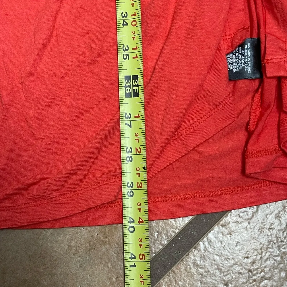 Mossimo Vibrant orange Maxi Ruched Pencil Skirt for Cocktail Events size M Size M - Image 6