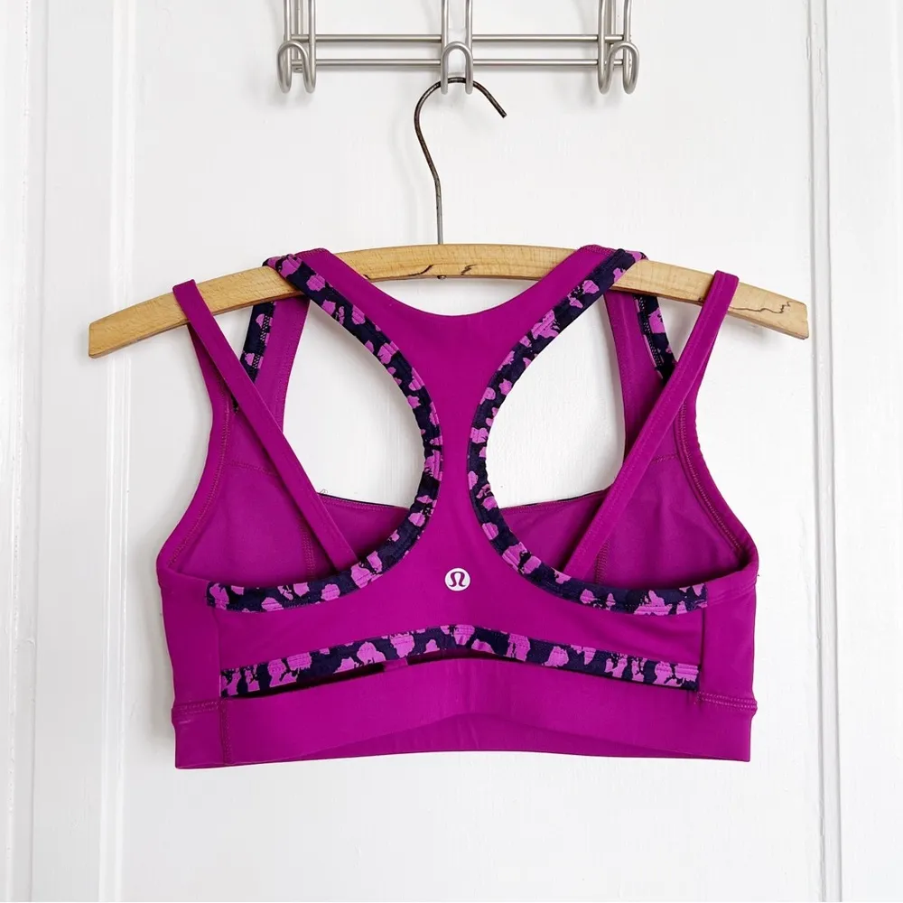 Lululemon • Splendour Bra sports athletic C/D cup yoga workout Luxtreme purple - Image 6