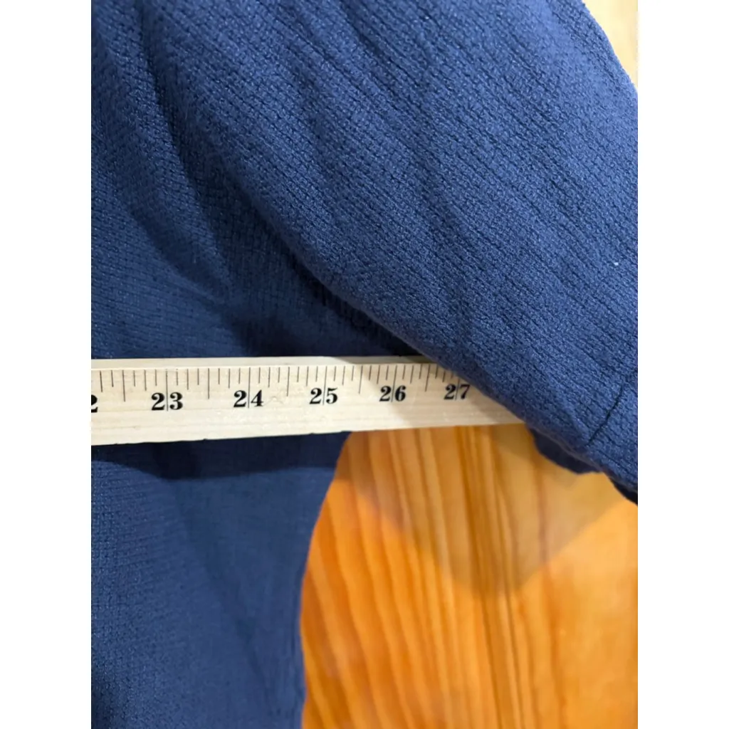 Tina Stephan’s Made in Italy Navy Linen Cotton Gauze Oversized Tunic Top O/S Blue Size undefined - Image 7