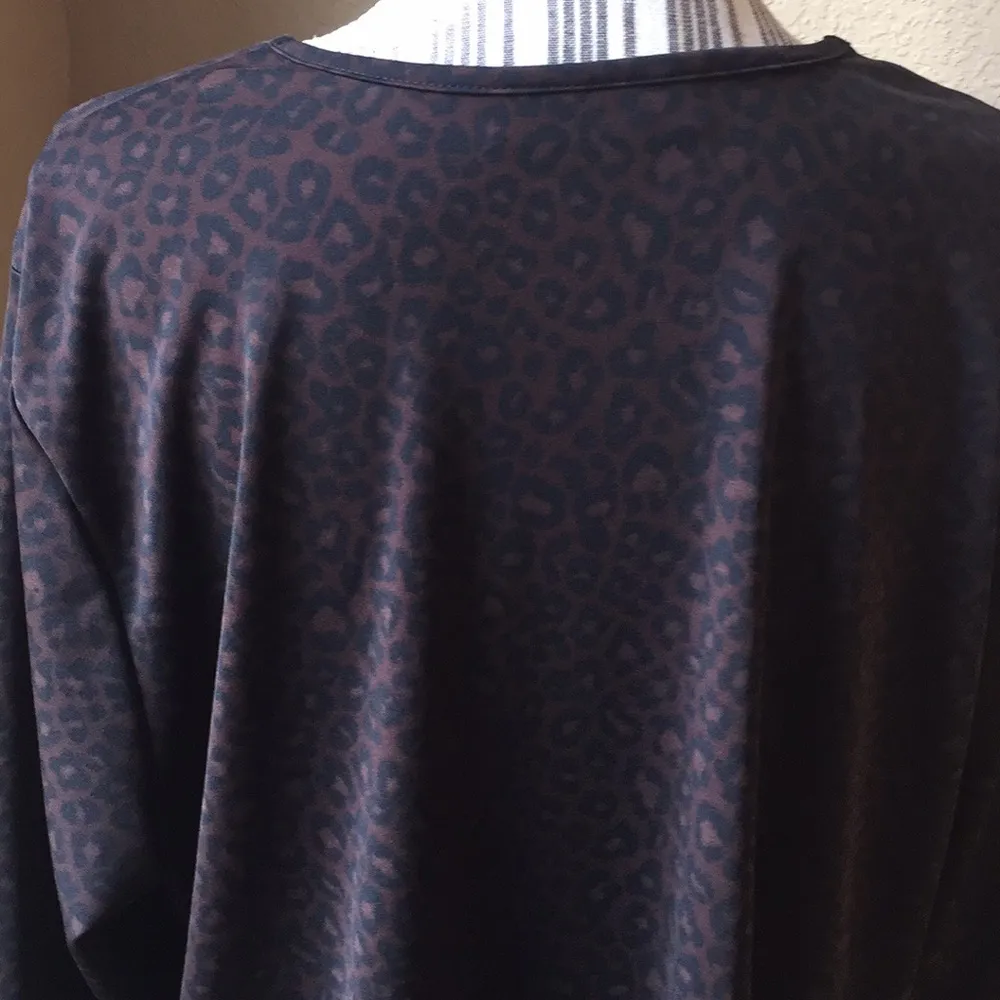 Lane Bryant Venezia long sleeve leopard top - Image 6