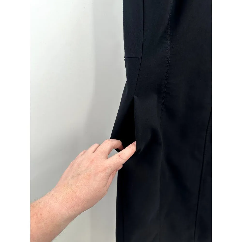 MM Lafleur Black Sleeveless Above Knee Career Work Dress Size 8 - Image 4