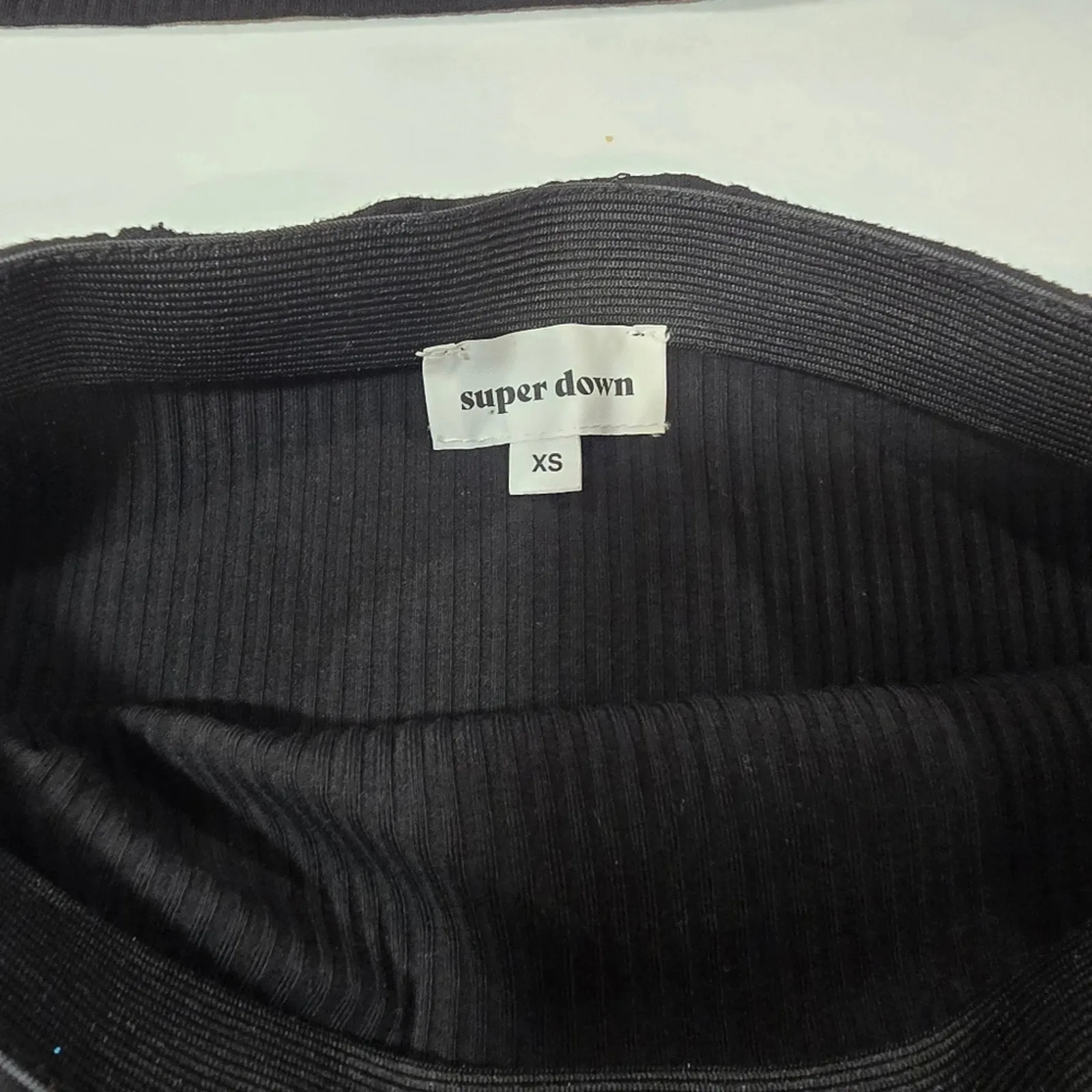 Superdown Agustina Ruffle Skirt Set in Black XS - Image 9