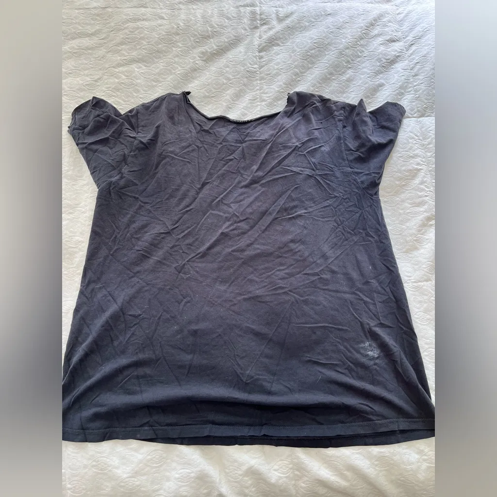 Aaliyah Black Graphic Tee Size XL - Image 8