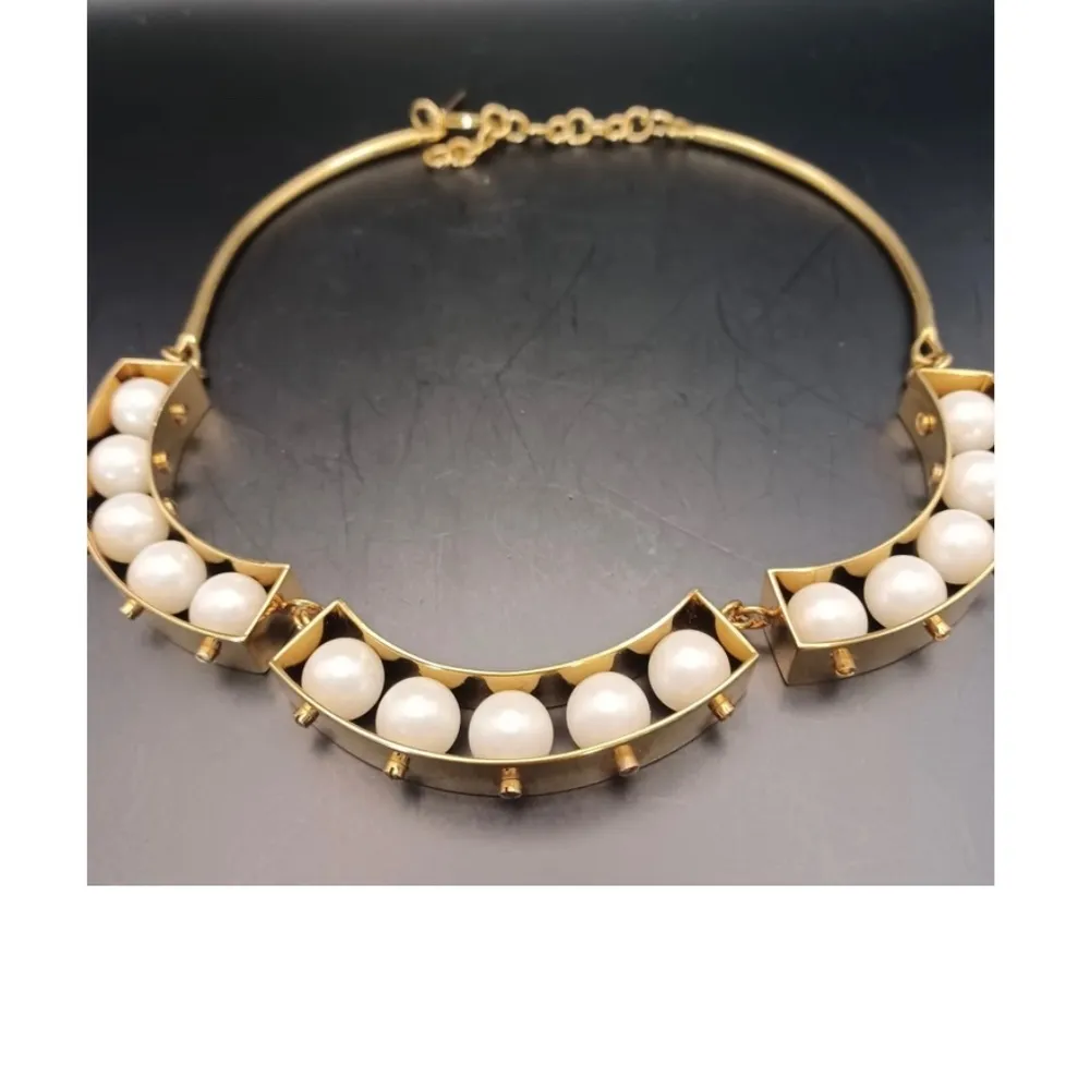 NWOT Lele Sadoughi Pearl necklace - Image 4