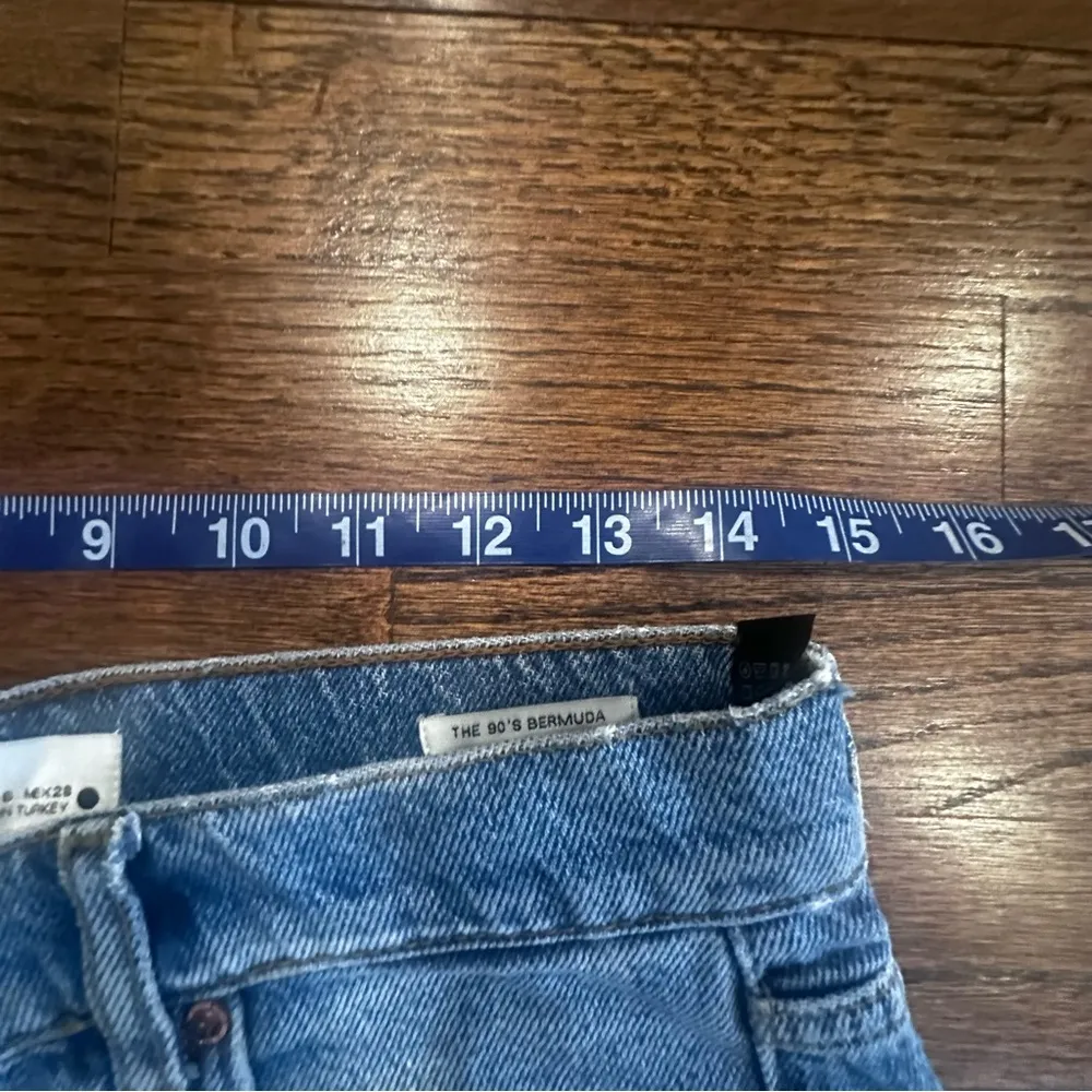 Zara 90’s Denim Bermuda Shorts size 6. Bloggers Favorite  1230 - Image 11