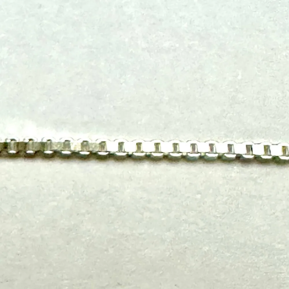 Box Chain 16 or 18 inch. Made in Italy Sterling Silver 925 Stamped - Image 2