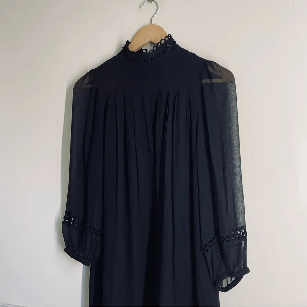 Apiece Apart La Sierra Silk Shift Dress Black size XS - Image 13