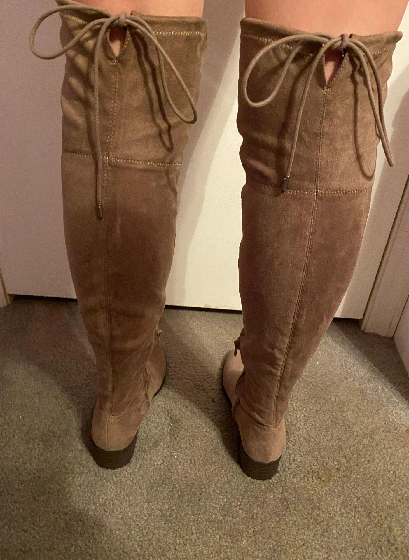Thigh High Boots Gray Size 8 - Image 2