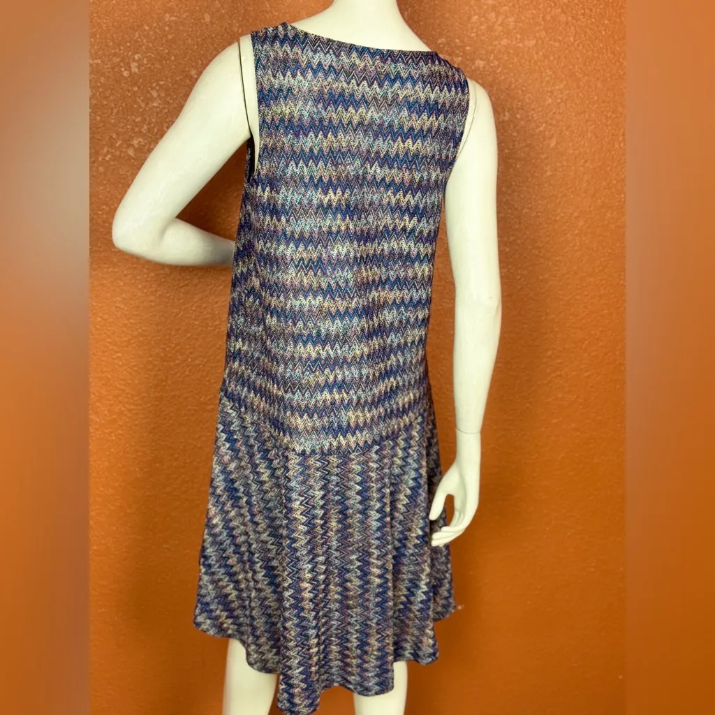 Maeve Multicolor Chevron Knit Top Size Medium - Image 11